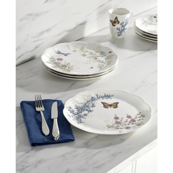 Lenox® Butterfly Meadow® Herbs Dinner Plates - Set of 4