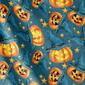 Spirit Linen Home&#8482; Velvet Halloween Lantern/Stars Throw Blanket - image 3