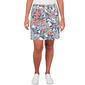 Womens Hearts of Palm Always Be My Navy Floral Stretch Skort - image 1