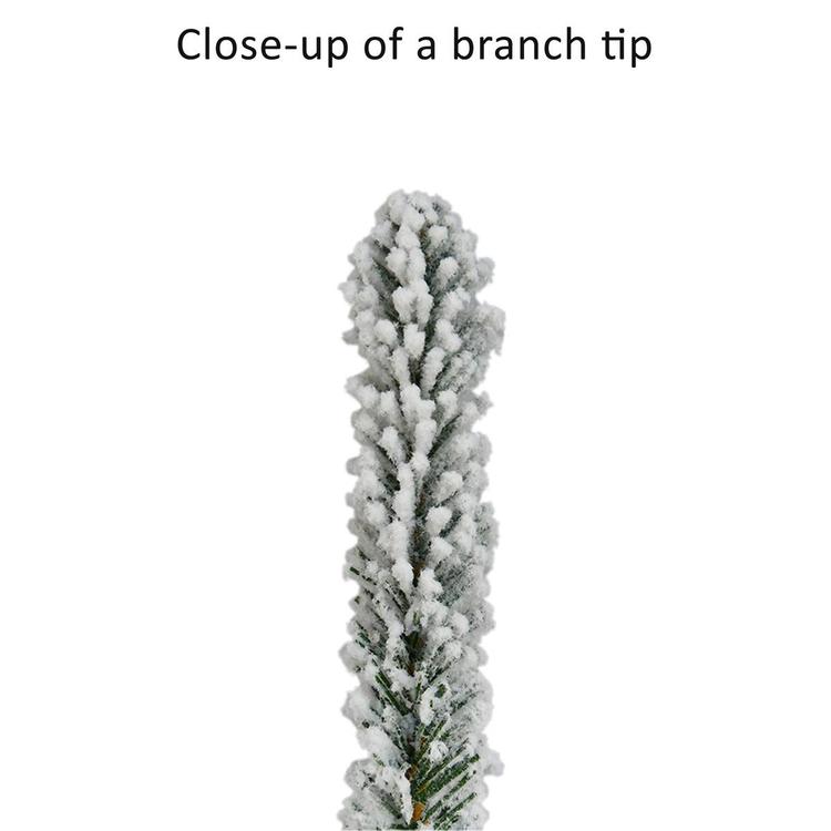 Puleo International 7.5ft. Pre-Lit Spruce Christmas Tree