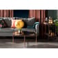 South Shore Maliza Rose Gold and Glass Bar Cart - image 3