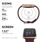 Womens Itouch Air 4 With Merlot Band Fitness Tracker - TA4M01-C10 - image 2