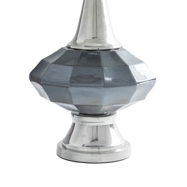 9th & Pike® Silver Glass Traditional Table Lamp