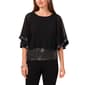 Womens MSK Sequin Band Blouson Top - image 1