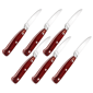 BergHOFF Pakka Wood 6pc. Stainless Steel Steak Knife Set - image 5