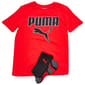 Boys (8-20) Puma(R) Tee & Crew Socks Set - For All Time Red - image 1
