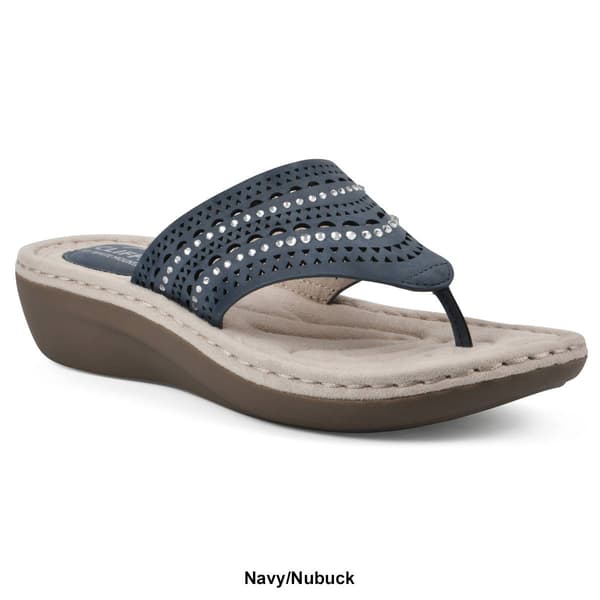 Womens Cliffs by White Mountain Comate Wedge Sandals