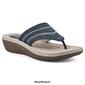 Womens Cliffs by White Mountain Comate Wedge Sandals - image 10