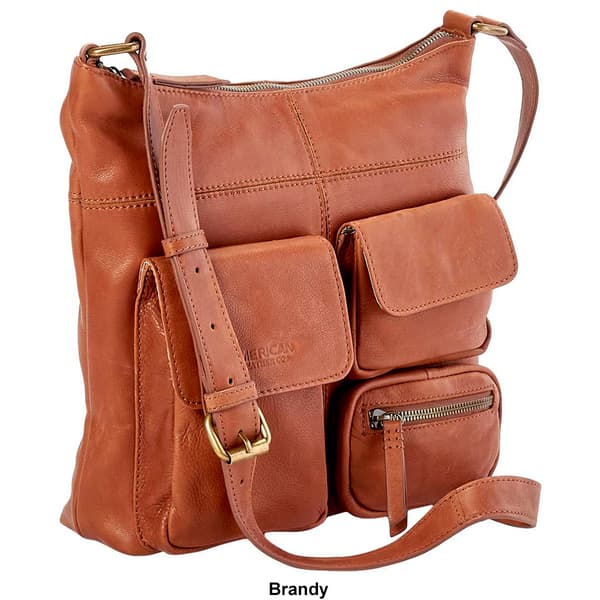 America Leather Co. Jordan Messenger Crossbody