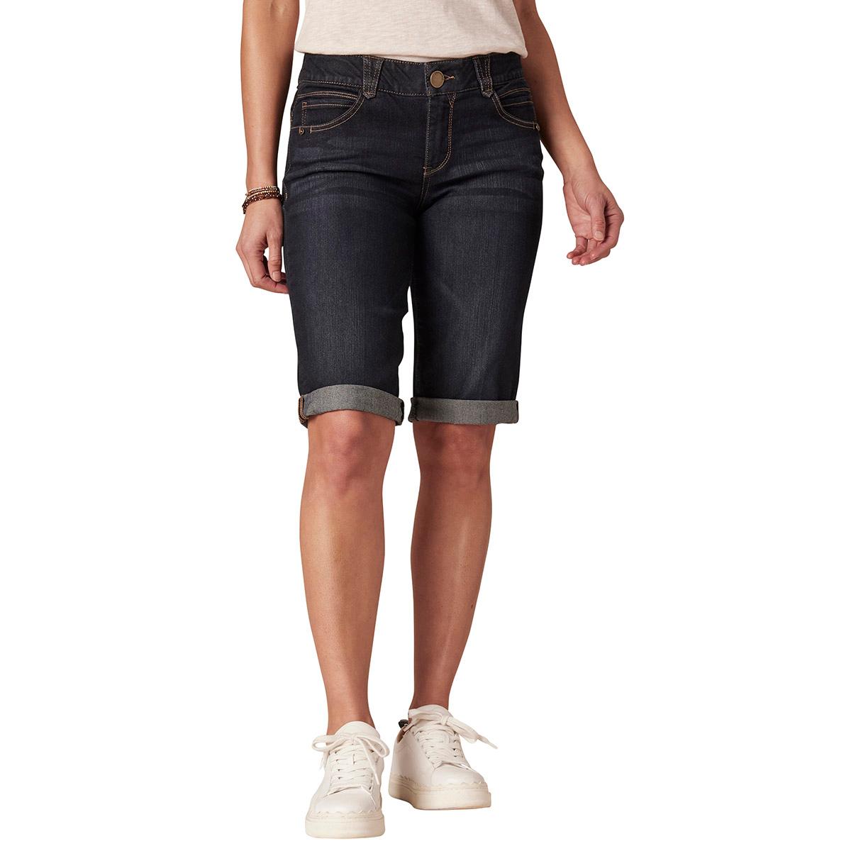 Womens Democracy “Ab”solution® Bermuda Denim Shorts