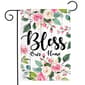 Briarwood Lane Floral Bless Our Home Garden Flag - image 1