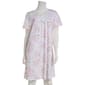 Plus Size Carole Hochman Short Sleeve Floral Nightgown - image 2