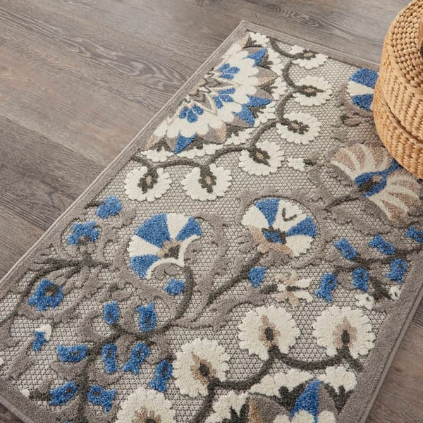 Nourison Aloha Twisted Vines Contemporary Indoor/Outdoor Area Rug