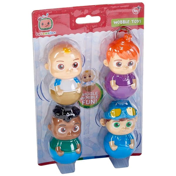 Cocomelon 4pk. Wobble Figures - image 