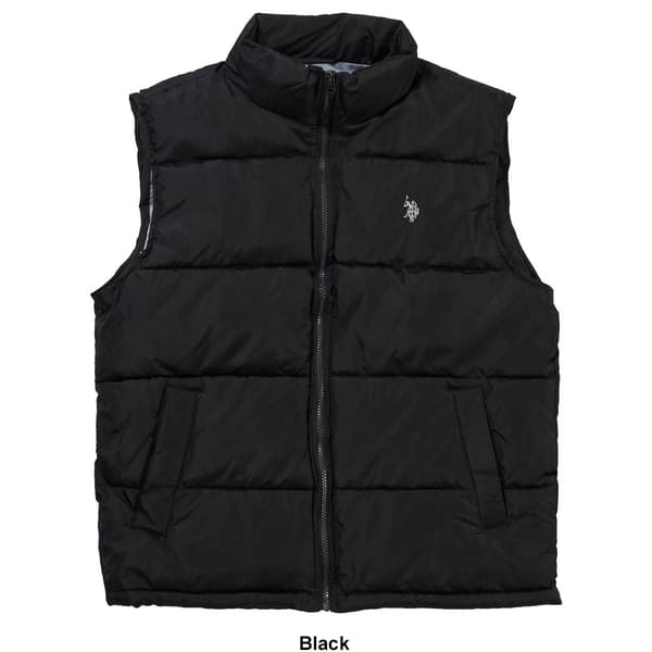 Mens U.S. Polo Assn.® Solid Signature Puffer Vest