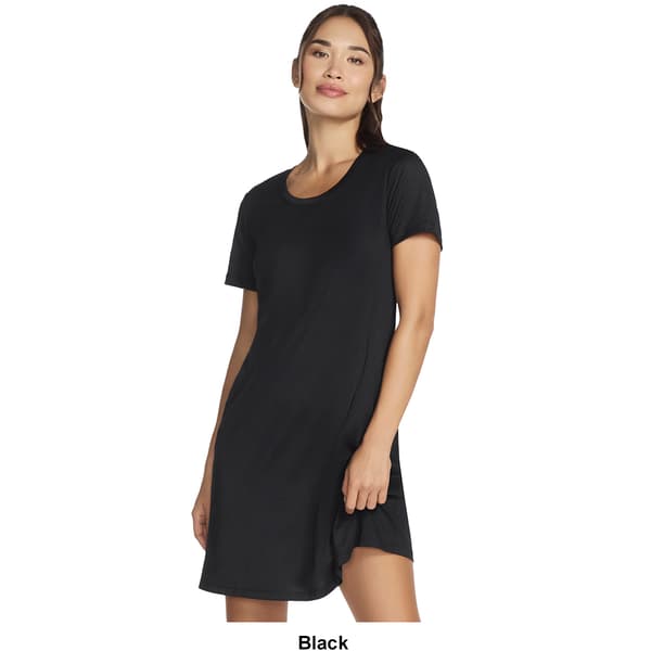 Womens Sketchers GO DRI SWIFT Short Sleeve Solid Dress