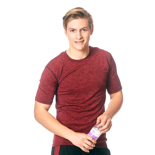 Mens Cougar(R) Sport Marled Dryformance Short Sleeve Tee - image 