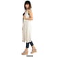 Womens 24/7 Comfort Apparel Long Side Slit Cardigan Shrug - image 3