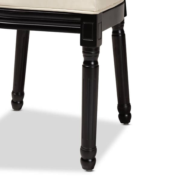 Baxton Studio Louis French Inspired Beige 2pc. Dining Chair Set