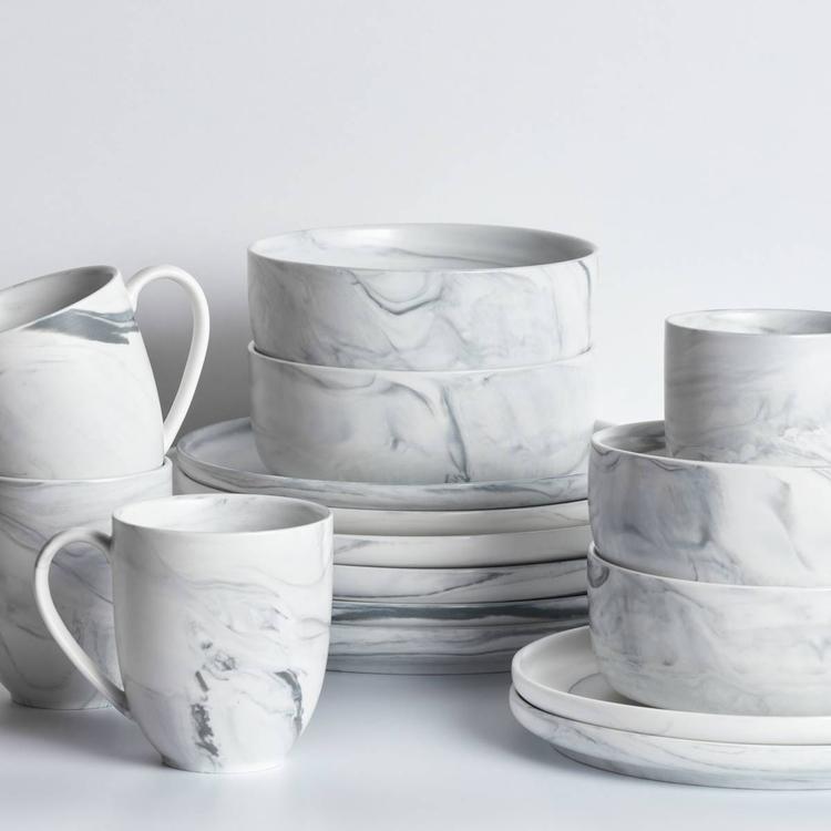 Stone Lain Brighton 16pc. Porcelain Dinnerware Set