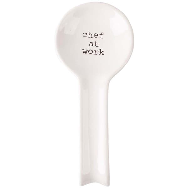 Home Essentials 11.5in. Rd Head Spoon Rest Chef - image 