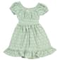Girls (7-16) No Comment Flower Puff Sleeve Ruffle Trim Dress - image 1