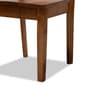 Baxton Studio Liese Walnut Brown Finished Wood 5pc. Dining Set - image 6