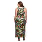 Plus Size 24/7 Comfort Apparel Bright Butterfly Casual Maxi Dress - image 3