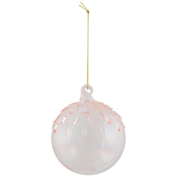 Northlight Seasonal 3in. Iridescent Glass Ball Christmas Ornament - image 