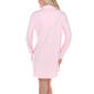 Womens White Mark Long Sleeve Nightshirt - image 4