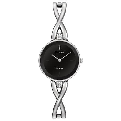 Womens Citizen&#40;R&#41; Crystal Bangle Watch - EX1420 50E - image 