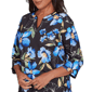 Petite Alfred Dunner Barcelona Watercolor Floral Blouse - image 5