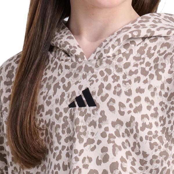 Girls (7-16) adidas® Long Sleeve Oversized Leopard Hoodie