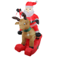 Northlight Lighted Inflatable Rocking Reindeer Christmas Décor - image 1