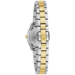 Womens Bulova Marine Star Green Dial Bracelet Watch - 98L329