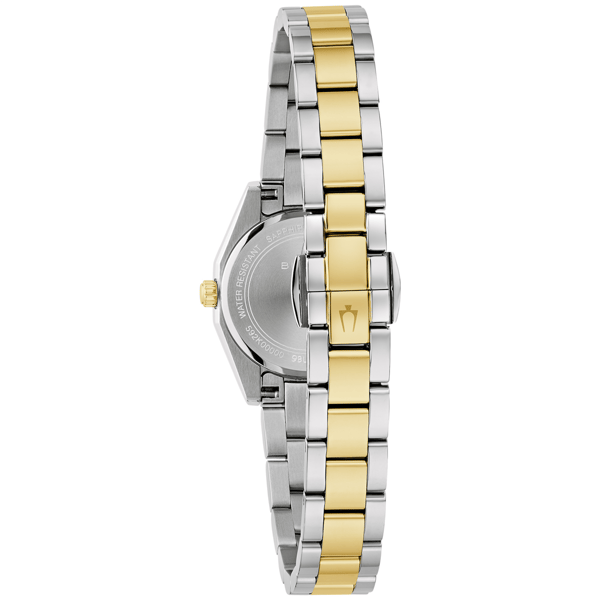 Womens Bulova Marine Star Green Dial Bracelet Watch - 98L329 - image 