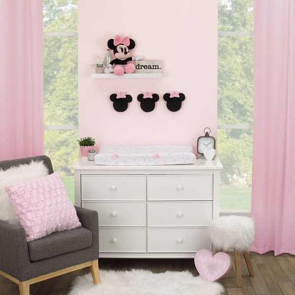 Disney Minnie Mouse Plush Wall Décor - Set of 3