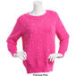 Womens Nanette Lepore Long Sleeve Fuzzy Sweater with Pearls - image 3