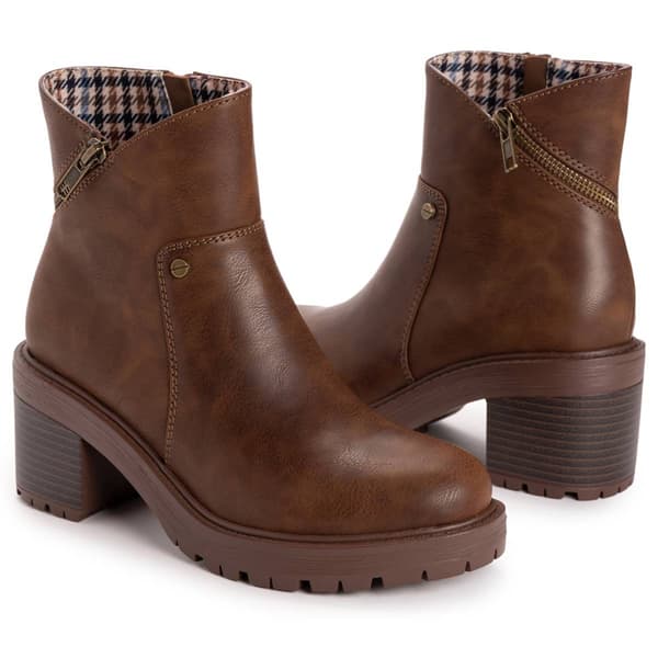 Womens MUK LUKS&#174; Lucy Lucia Memory Foam Ankle Boots