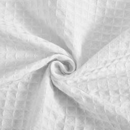 Awesome Home Cotton Blend Waffle Snap-In Liner Shower Curtain