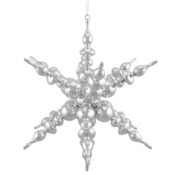 Northlight Seasonal 24in. Sunburst Snowflake Christmas Ornament