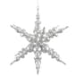 Northlight Seasonal 24in. Sunburst Snowflake Christmas Ornament - image 1