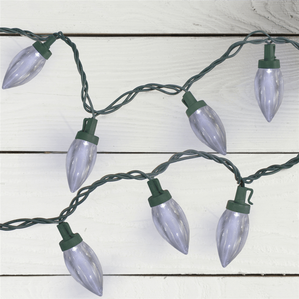 Northlight 20.25ft. Pure White LED C9 Christmas Lights