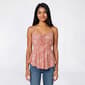 Juniors Wallflower Cressida Yum Jersey Peplum Camisole - Lobster - image 1