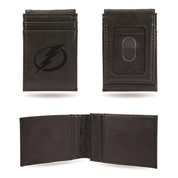 Mens NHL Tampa Bay Lightning Faux Leather Front Pocket Wallet - image 