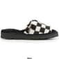 Womens Kensie Checkered Slide Slippers - image 2