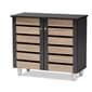 Baxton Studio Gisela 2 Door Shoe Storage Cabinet - image 4