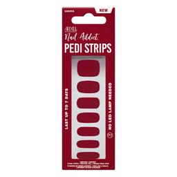 Ardell Nail Addict Pedicure Strips - Sangria