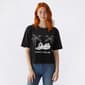 Juniors Freeze Mineral Wash Stitch Chill Day Boxy Tee - image 1