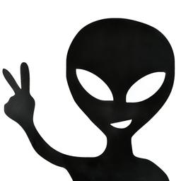 National Tree 38in. Halloween Alien Garden Stake